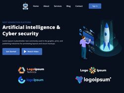 Адаптивная верстка лэндинга ArtificialIntelligence