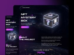 Дизайн сайта NFT Box