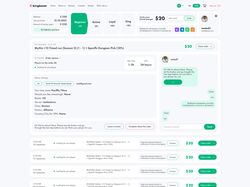 Дизайн интерфейса внутреннего кабинета на сайте