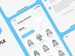 Дизайн спортивного приложения