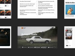 Веб-сайт для аренды авто в Эстонии