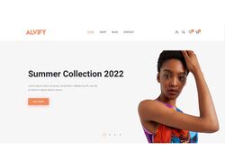 Вёрстка интернет-магазина Alvify