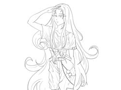 Персонаж в стиле "Аниме"