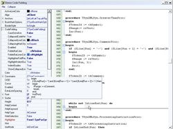 Демострация возможностей Code Folding for TSynEdit