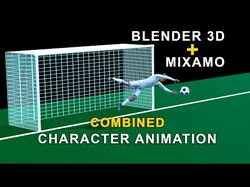 Blender 3D. Анімація персонажу з MIXAMO