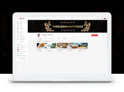 Обложка для фут-блога на YouTube