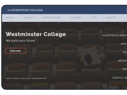 US college responsive re-design