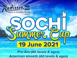Танцевальный турнир Sochi Summer Cup