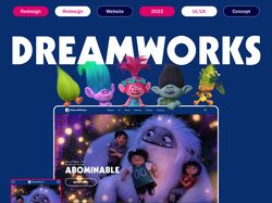 Концепт для анимационной студии Dreamworks