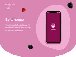 Bakehouse - концепция мобильного приложения IOS