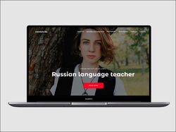 Лендинг: учитель русского языка для иностранцев