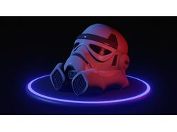Шлем штурмовика из звездных войн, game ready