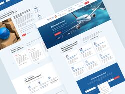 Дизайн сайту авіаперевезень