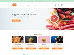 Страничка сайта food market