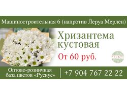 "Цветочный" баннер