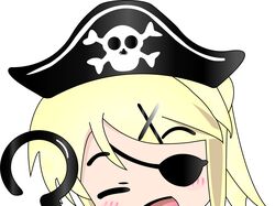Илюстрация аниме-пирата