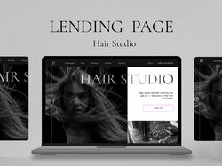 Landing pade "HAIR STUDIO"