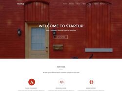 Startup langing page