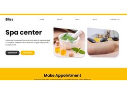 Landing page для спа салона