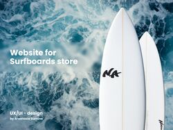 Website for Surfboards store