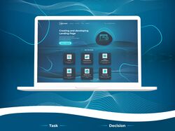 Landing page для веб-студии