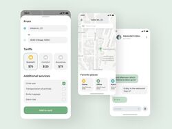 Мобильное приложение для службы такси