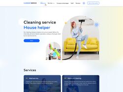 Landing "Cleaning service"