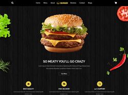 Burger landing