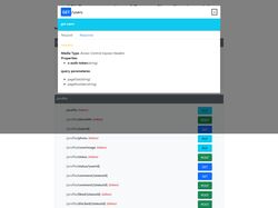 Social network backend API