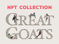 Дизайн лендинга NFT коллекции Great Goats