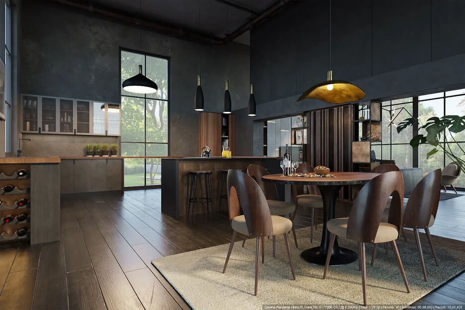 Rich and Exquisite Modern Rustic home interior4.png