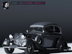 Модель машини Mercedes Benz 540k cabriolet