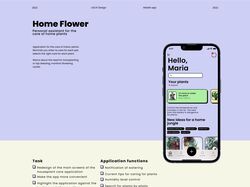 HomeFlower mobile app