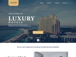 Адаптивная вёрстка сайта - Luxury