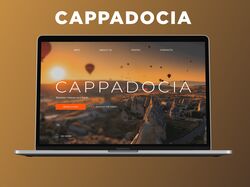 Перший екран для сайту "Cappadocia"