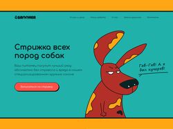 Groomer website | Концепт сайт визитка
