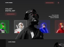 UI concept NFT project