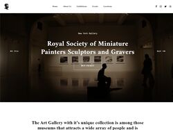 Верстка и натяжка на Wordpress сайтa "Art Gallery"