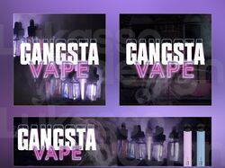 Gangsta Vape - оформление группы VK