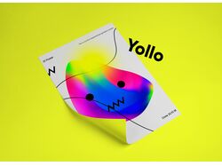 Yollo gradient poster