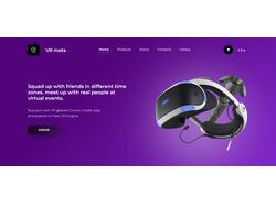 Landing Page "VR meta"