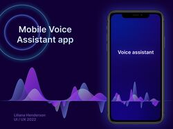 Дизайн мобильного приложения с голосовым помощнико