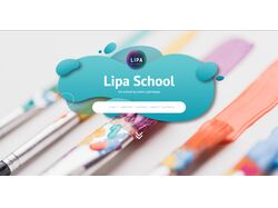 Верстка сайту Lipa School