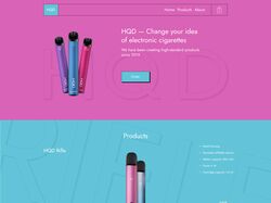 landing page HQD Electronic cigarets