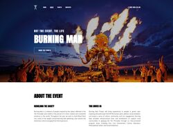 Адаптивная верстка Burning Man