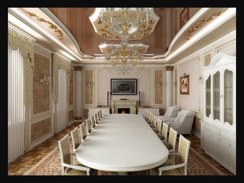 Интерьер гостиной-столовой в классическом стиле.jpg