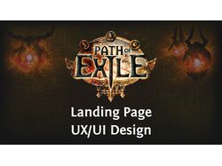 Path of Exile Redesign landing page