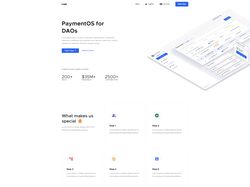 Верстка сайта PaymentOs