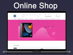Минималистичный онлайн-магазин техники