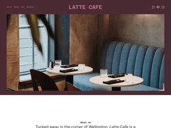 Bерстка landingPage LATTE CAFE